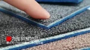 Flauschiger Teppich für Büro, Schlafzimmer, Wohnzimmer, großer quadratischer Teppich für Klassenzimmer und Gewerbe