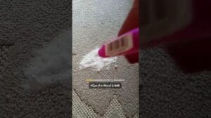 Fleckenentfernung von Teppichen und Möbeln mit Backpulver und Essig😱😱⚡#Wie #Trick #Möbel #Teppich #WIE