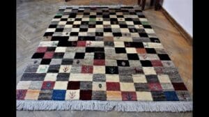 Gabbeh-Teppich - Persische Teppiche - Größe: 170x120 cm - 3,93 x 5,57 Fuß