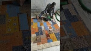 #Gabbeh-Teppich schneiden