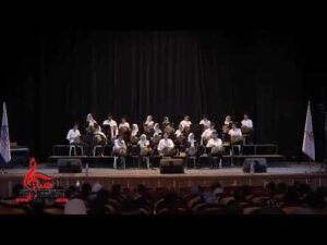 Gruppen-Trommelspiel, Konzert der Musikschule, unter der Leitung von Meister Sajjad Mansouri