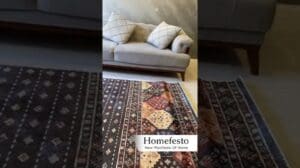 Haben Sie unseren dekorativen, rutschfesten Teppich mit ethnischen und geometrischen Mustern gesehen?