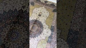 Handgefertigter Seiden-Perian-Teppich aus Qom (6x9 Fuß)