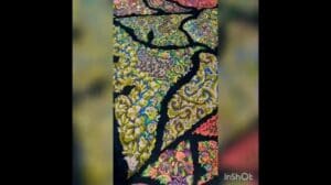 Handgefertigter Teppich, ganz aus Seide, Iran, Qom, Maße: 1) 200 x 200 cm