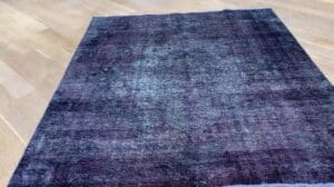 Handgefertigter Vintage-Teppich lila 19582