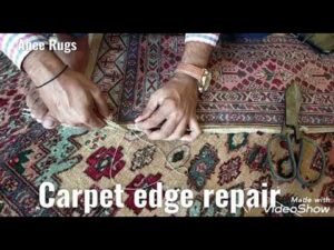 Handgeknotete Teppichkante Reparatur von Abee Rugs