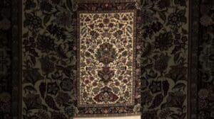 Handgewebte Qom-Teppiche + Seide 100*150cm