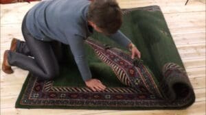 Indischer Teppich, Wollreparatur