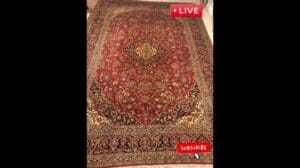 Kashan-Teppich - Perserteppich handgewebt #teppiche #handgeknüpfteteppiche #teppiche #mode #wohnkultur