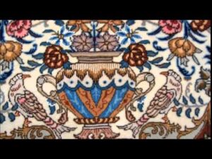 Kashmar, Kashan, Iran, handgewebt (Persien), 100% Wolle, 6,8 x 9,8 ft, #522