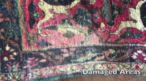 Kerman Yazd Perserteppich Reparatur und Restaurierung