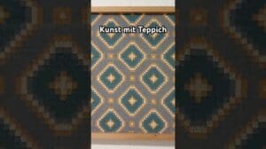 Kunst mit Teppich #kunst #basteln #diy