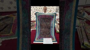 #Lebensbaum Seidenteppich aus Qom #Handgefertigter Seidenteppich #Qom Iran #Seiden Teppich des Lebens