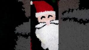 Lerne, dekoriere und verschenke Kunst aus Handarbeit 😜 #Teppiche #Matten #Weihnachten