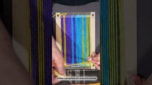 Lerne, einen TAPESTRIEH am Webstuhl zu machen