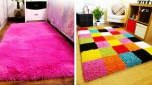 Lerne, wie man einen einfachen, flauschigen Teppich macht | Teppich mit Haaren zum Selbermachen
