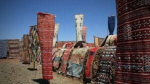 Marokkanischer Berberteppich..Symbole, die das Erbe der Ahnen erzählen.