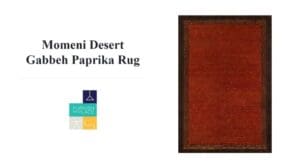 Momeni Wüsten-Gabbeh Paprika Teppich - FurnishMyPlace.com