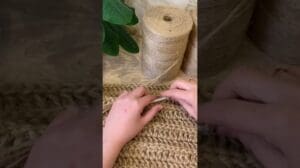 Muster für einen Juteteppich | Original handgemachtes Juteteppichmuster