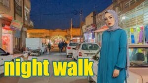 Nachtspaziergang in Arak, Iran 2022 | Alter Basar von Arak | Besuch einer Werkstatt im Basar