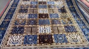Navy Bakhtiari Teppich, Größe 400x300 cm, maschinell hergestellt #premiumpersiancarpets #südafrikanischeTeppiche