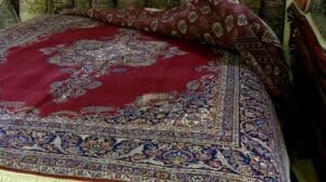 Offenes Feld Kashan-Teppich