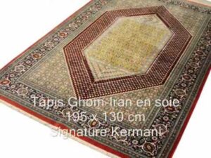 Orientteppich, Persischer Teppich, Seidenteppich Ghom, Galaxytapis Serie 1