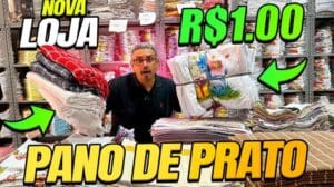 Pano de Prato Pano de Chão R$1,00 Großhandel Neue Laden Fabrikladen Überprüfen.