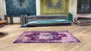 Persische Vintage-Teppiche Violett 24093