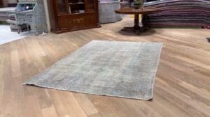 Persische Vintage-Teppiche grün 24079