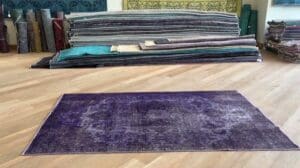 Persische Vintage-Teppiche lila 24335