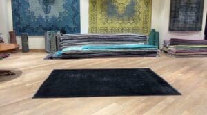 Persische Vintage Teppiche schwarz 24057