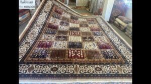 Persischer Bakhtiari-Teppich, Größe 400x300, maschinell hergestellt #premiumpersian #südafrikanischeTeppiche #TeppicheundMatten