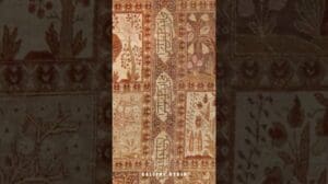 Persischer Tabriz-Teppich aus dem 19. Jahrhundert