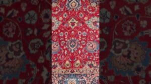 Persischer Tabriz-Teppich des 19. Jahrhunderts