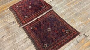 Persisches Baluch Teppich-Paar aus dem 19. Jahrhundert #25654-5 -*