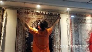 Qom Persische Seidenteppiche Handgemachter Chinesischer Teppich