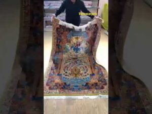 Reiner Seiden-Qom-Teppich, 00989143702286 #persischeTeppiche #iranischerTeppich #japan #teppich #export #teppich #china