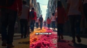 Rindenmulch-Teppiche: vergängliche Kunst in El Salvador