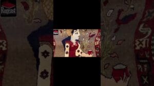 Rugeast Qashqai 151 x 102 cm orientalischer Teppich handgeknüpft