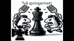 Schach Zwei Springer Matt | Ein ungewöhnliches Mattmuster