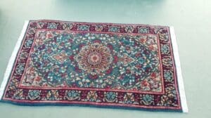 Schöner Persischer Kerman Teppich - Floral - Iran - 1,37 X 0,85 - Anzeige Mercado Livre