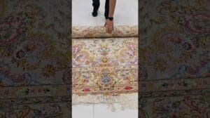 Sechs Meter handgewebter Teppich aus Tabriz
