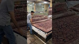 Sechs Meter lange Webteppich Afshan Bijar #Teppich_Bijar #Teppiche #Handgewebter_Teppich #Teppich #Handgemachte_Teppiche