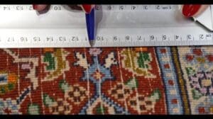 So berechnest du selbst die Knotendichte von Perserteppichen