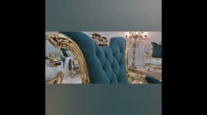 <p>"Stilvolle Möbel <em> Luxuriöse Ausstattung </em> Polsterung <em> Grünes Blaues Sofa </em> Möbeldesigner * Dekoration"</p>