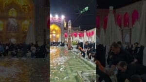 Szene der Verehrung von Imam Reza, Frieden sei mit ihm, 🥹💔 Freiheitshof