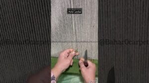 Tand-Teppichweben: Das Geheimnis des Genusses beim Teppichknüpfen @bahar0carpet #Kunst #Teppich #Teppichweben
