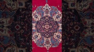 Teppich aus dem späten 19. Jahrhundert in Persien, Teheran