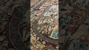 Teppich der Mashahir (der Bekannten) Gewebt in KERMAN IRAN / Wolle und Baumwolle.